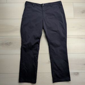 Bluffworks Chino Pants Mens 38x30 Black‎ Tailored Fit Made in USA